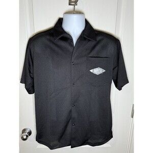 HMDD Happy Memories Don't Die Shirt Small Black Mesh Button Jersey Streetwear